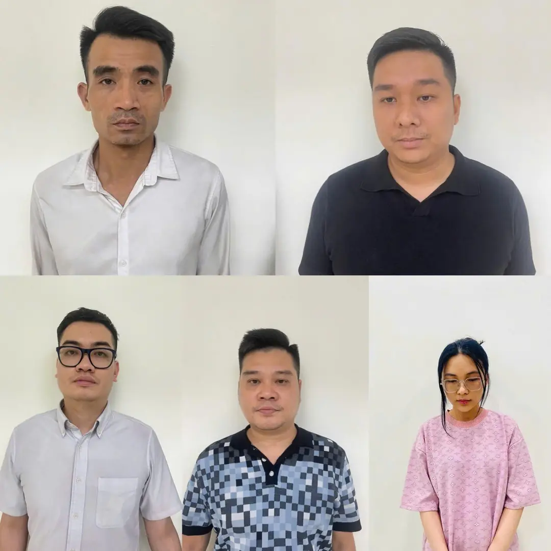 Các đối tượng cầm đầu đường dây mua bán dâm